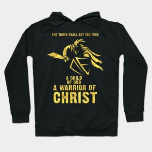 ✝ Knights Templar Motto ✝ A Child of GOD a Warrior of CHRIST ✟ Hoodie